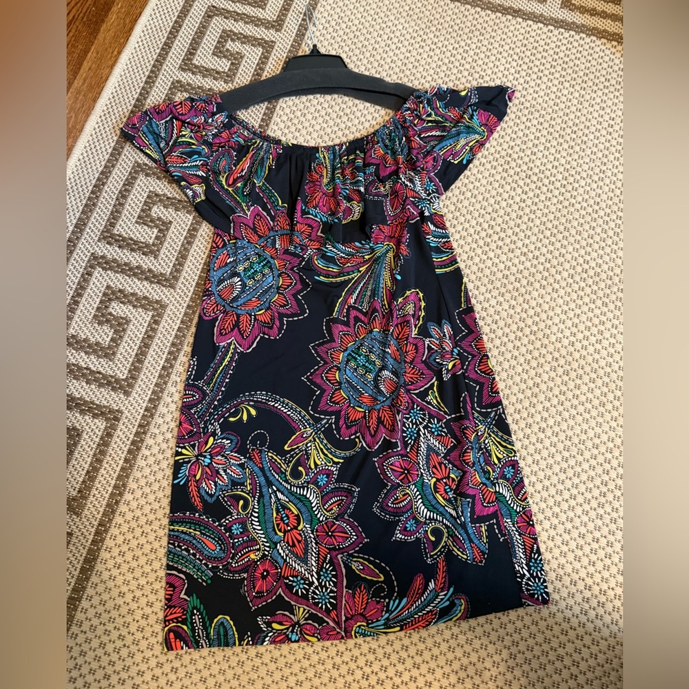 Trina Turk Multicolor off the shoulder dress